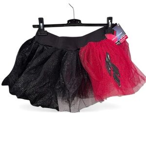 Harley Quinn Adult Black and Red TuTu Skirt